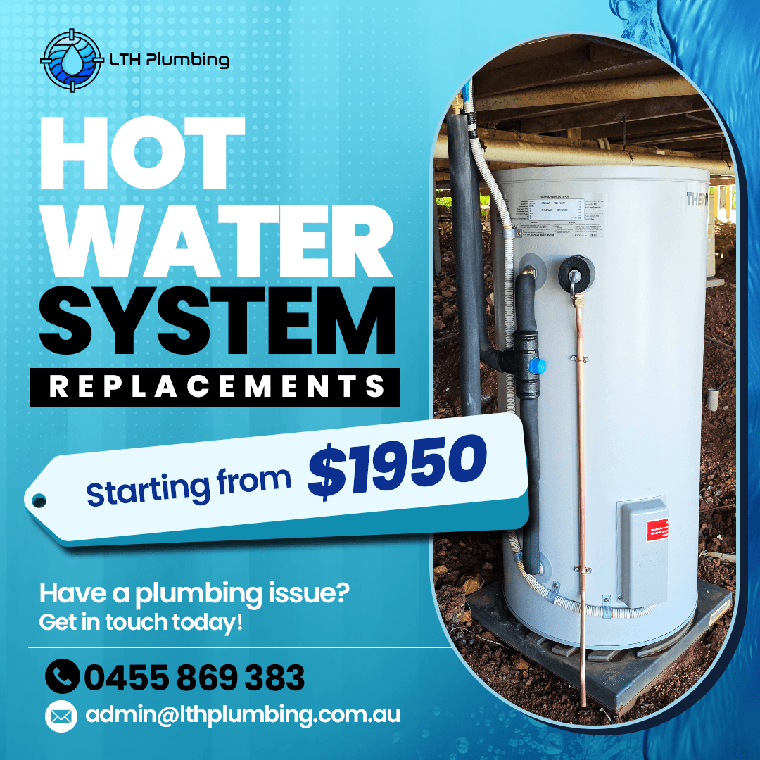Hot Water System Replacements from $1950 — LTH Plumbing